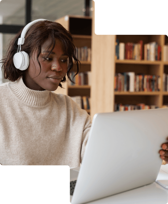 Woman with Laptop