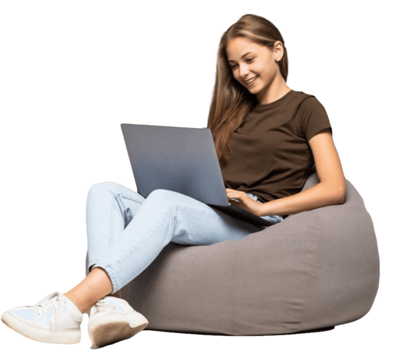 Girl with Laptop